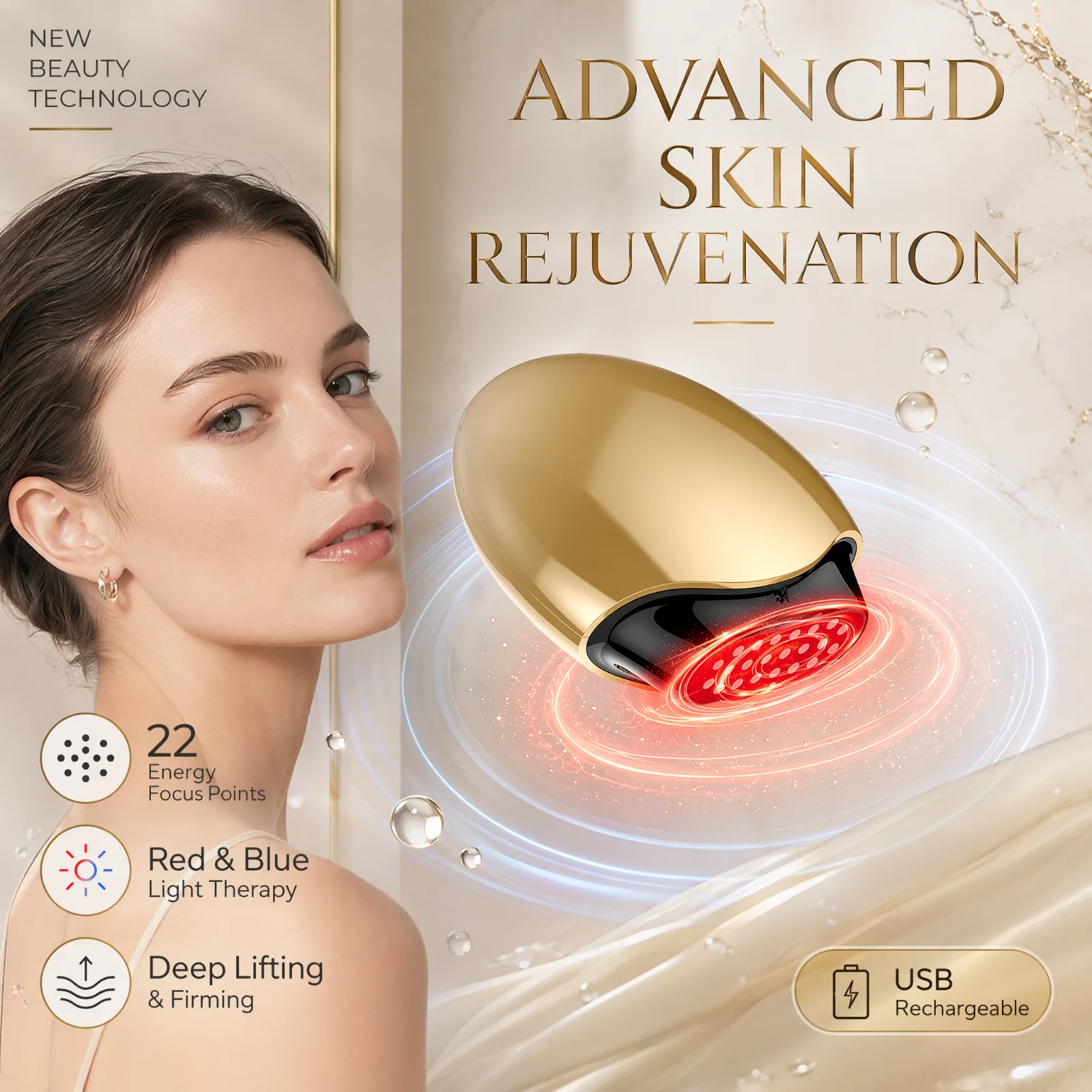 Medical Laboratory Science - Collagen Beauty Device Facial Massager LED