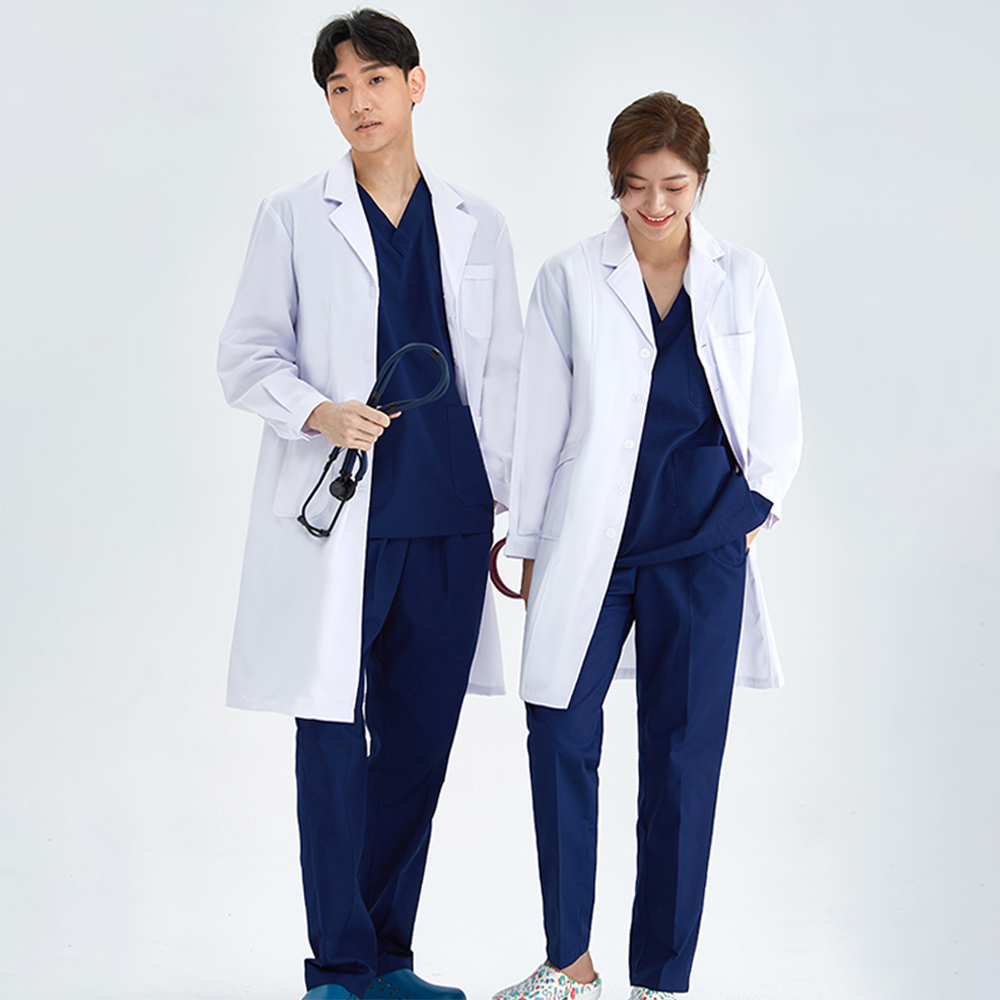 Medical Lab Hospital - Unisex Phối Trắng Phòng Áo Khoác