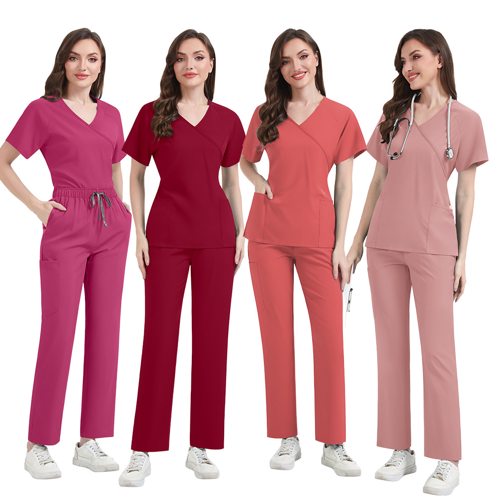 Slim Fit Women Scrubs Sets Hos - đánh giá và giá Medical Lab Hospital